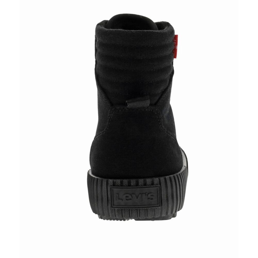Levi's Women’s Hightop Fashion Sneaker Shoe Black Size 7 Olivia CVS Synthetic - Picture 4 of 5